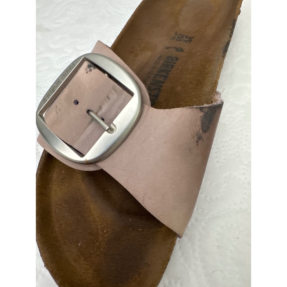 Birkenstock Madrid Single Strap Big Buckle Comfort Sandals Lavender Size 39 - Picture 5 of 13